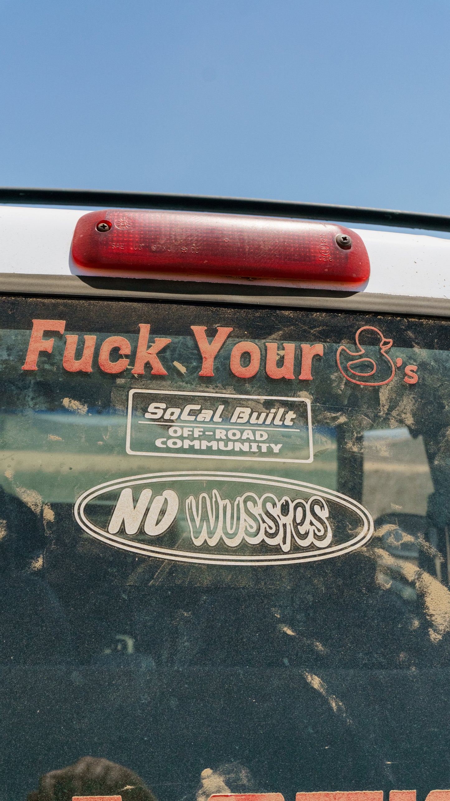 No Wussies - Decal